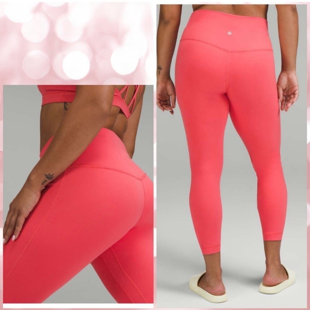Lululemon Align High-Rise Pant 25"‎ Pale Raspberry pink size 14 NWT LEGGINGS - Picture 2 of 7